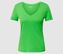 T-Shirt mit V-Ausschnitt