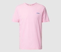 T-Shirt mit Label-Stitching Modell 'DOVER'