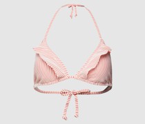 Bikini-Oberteil mit Streifenmuster Modell 'Striba Bel'