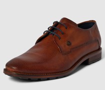 Derby-Schuhe mit Strukturmuster Modell 'Mano'