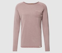 Strickpullover mit Rundhalsausschnitt Modell 'GARMENT'