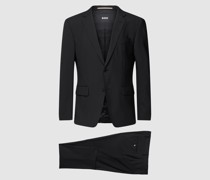 Slim Fit Anzug aus Schurwolle Modell 'Huge'