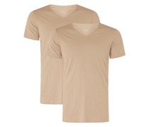 Body Fit T-Shirt aus Pima-Baumwolle im 2er-Pack
