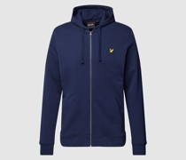 Sweatjacke mit Label-Patch