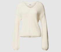 Strickpullover mit U-Boot-Ausschnitt Modell 'KATIA'