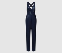 Jumpsuit mit Effektgarn
