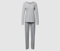 Pyjama mit V-Ausschnitt