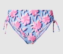 Bikini-Slip mit floralem Muster