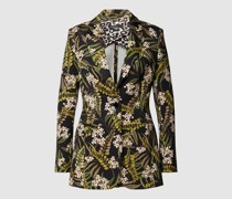 Blazer mit floralem Muster