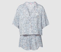 Pyjama mit Allover-Muster
