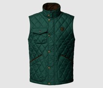Steppweste mit Label-Patch Modell 'BEATON'