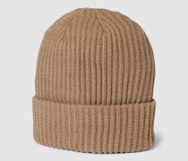 Beanie mit breitem Umschlag