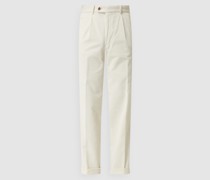 Comfort Fit Bundfaltenhose aus Cord Modell 'Morello'