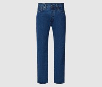 Jeans mit Label-Patch Modell "501 STONE WASH"