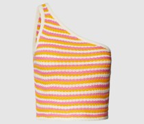 Crop Top mit One-Shoulder-Träger