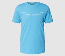 T-Shirt mit Label-Print Modell 'printed'