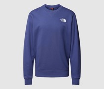 Sweatshirt mit Label-Detail Modell 'SIMPLE DOME'