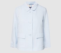 Blazer mit Bubikragen