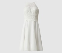Brautkleid aus Spitze und Chiffon