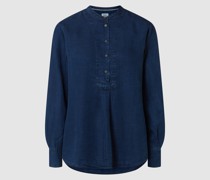 Jeansbluse aus Lyocell