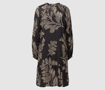 Blusenkleid mit Allover-Muster