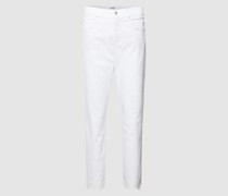 Jeans mit Lochstickerei Modell 'ORNELLA'