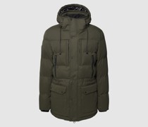 Steppjacke mit Kapuze