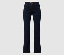 Bootcut High Waist Jeans mit Stretch-Anteil Modell 'Push In Secret'