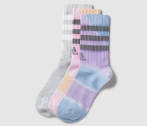 Socken mit Label-Print im 3er-Pack