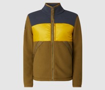 Sweatjacke aus Fleece - wattiert