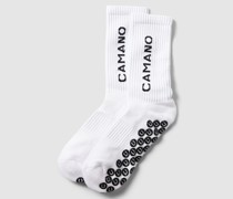 Socken mit Label-Print im 2er-Pack