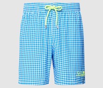 Badehose mit Allover-Muster Modell 'GUSTAVIA'