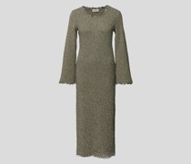 Maxikleid in Strick-Optik