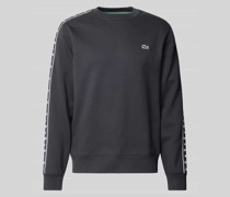 Sweatshirt mit Label-Details