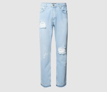Jeans mit Label-Stitching Modell 'Abott'