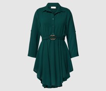Blusenkleid mit Stoffgürtel