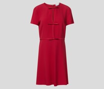 Minikleid mit Schleifen-Details