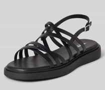 Sandalette in unifarbenem Design Modell 'CONNIE'