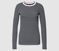 Longsleeve mit Streifenmuster