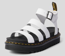 Sandalen mit Kontrastnaht