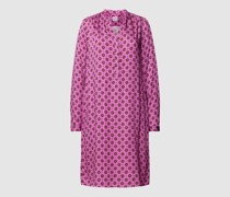 Blusenkleid aus Viskose mit Allover-Muster