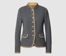 Blazer mit Pattentaschen