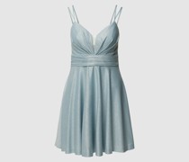 Cocktailkleid mit Effektgarn