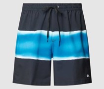 Badehose mit Allover-Muster Modell 'VOLLEY'