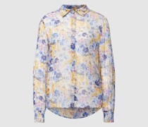 Bluse mit floralem Allover-Print