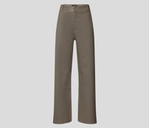 Stretchhose aus echtem Leder