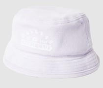 Bucket Hat aus Frottee mit Label-Stitching