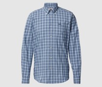 Tailored Fit Freizeithemd mit Gitterkaro Modell 'Lomond'