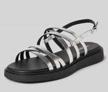 Sandalette im Metallic-Look Modell 'CONNIE'