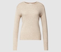 Strickpullover mit Rundhalsausschnitt